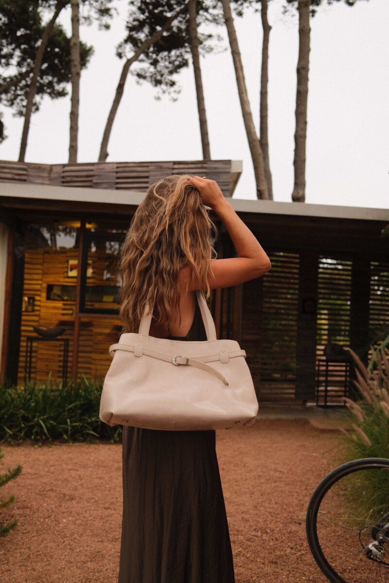 Tote Bag Victoria Croco - Natural 