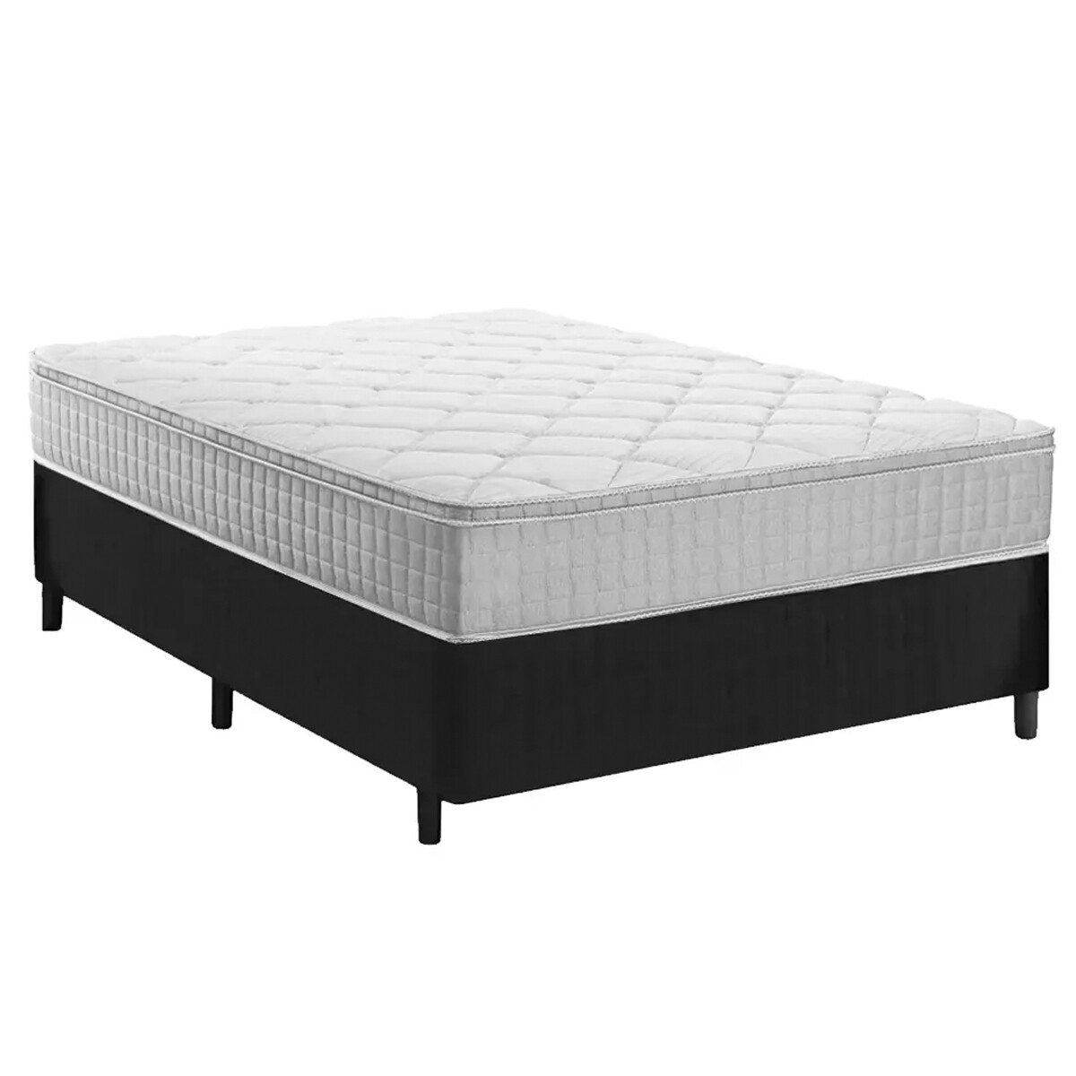 SOMMIER DOS PLAZAS 1.40CM - BASE CAMA COLCHÓN BIOTERAPIA 