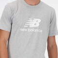 Remera New Balance de Hombre - MT41502AG GREY