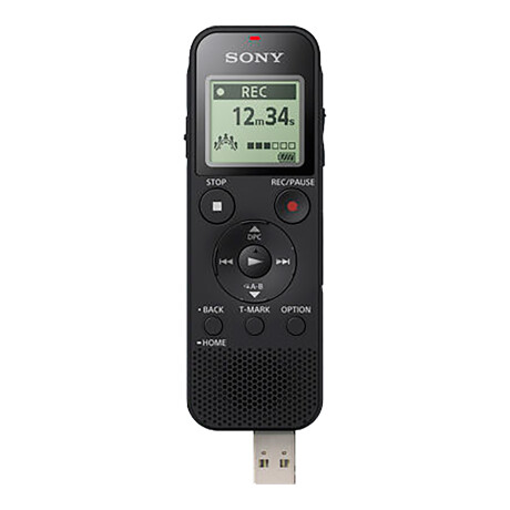 Sony - Grabador de Voz ICD-PX470 - 4GB. Conectividad Pc. Micrófono Estéreo. Negro. 001