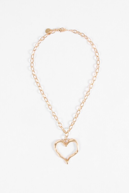 Collar dije cora texture dorado