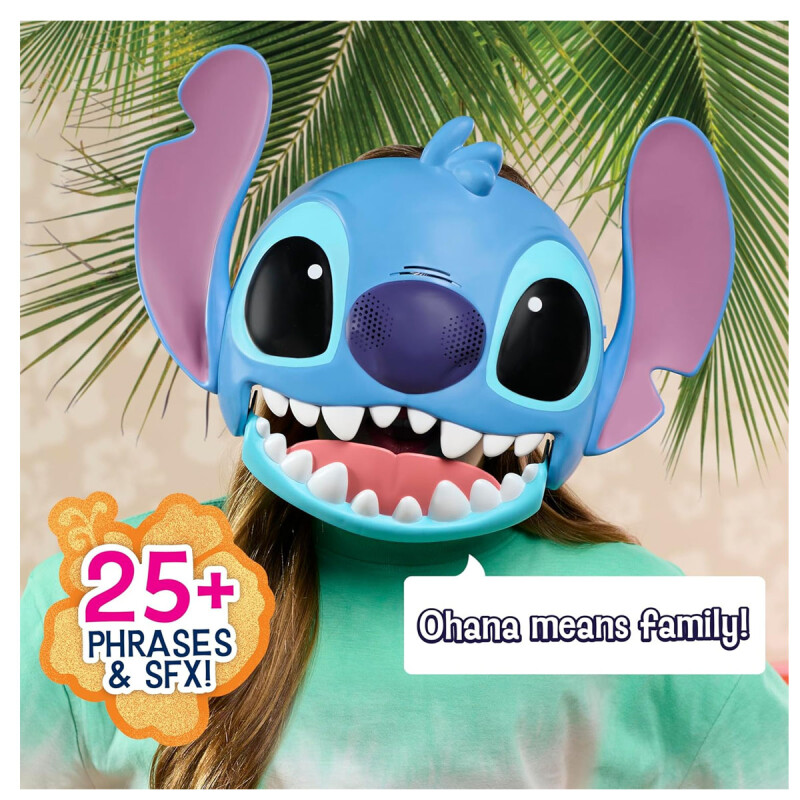 Stitch Máscara 25 Sonidos y Frases, Disney Stitch Máscara 25 Sonidos y Frases, Disney