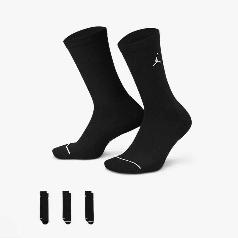 MEDIAS NIKE JORDAN EVERYDAY CUSH CREW 3PACK MEDIAS NIKE JORDAN CUSH POLY CREW 3PR