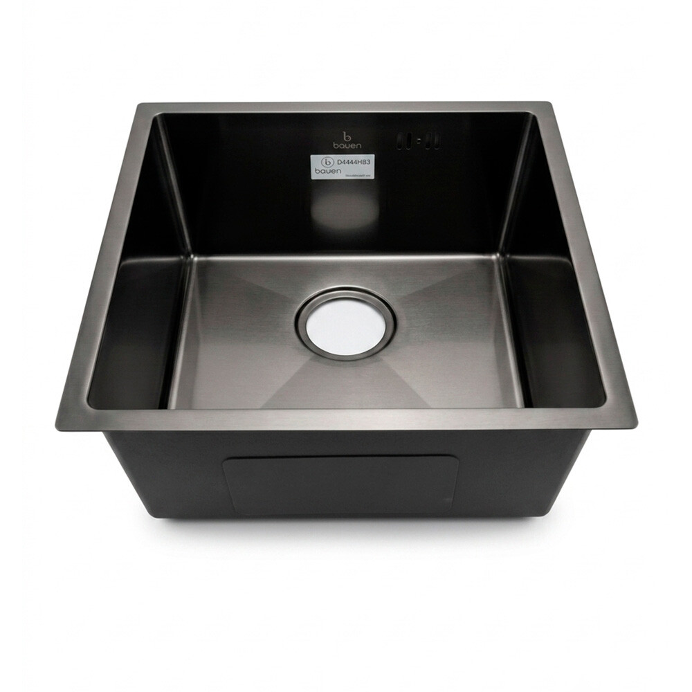 PILETA SIMPLE 304 COLOR NEGRO 44x44x20 CM Pileta Simple 304 Color Negro 44x44x20 Cm