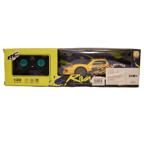 Auto Deportivo RC Racing Rivalry Control Remoto 1:22 Amarillo/violeta