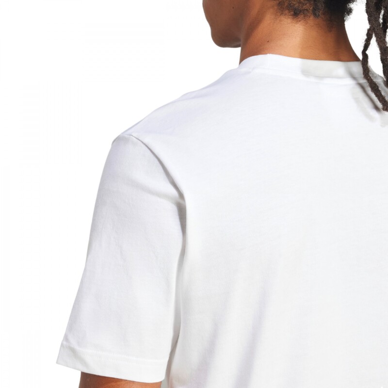 Remera Essentials Small Logo Single de Hombre Blanco