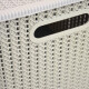 Caja organizadora símil ratán 20lt Cappuccino