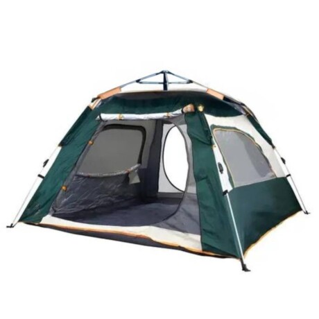 Carpa Automática Para 2 Personas Con Ventanas Verde