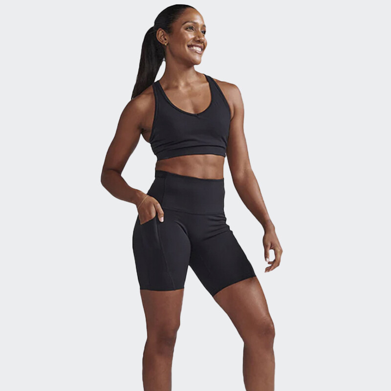 Short 2XU Form Stash Hi-Rise Bike Short Negro