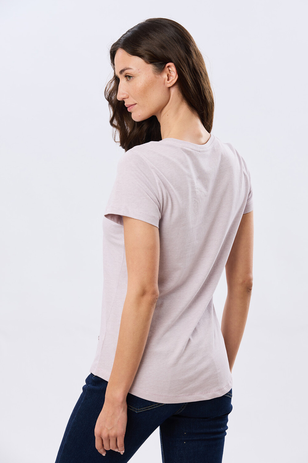 REMERA BÁSICA DE ALGODÓN Lila