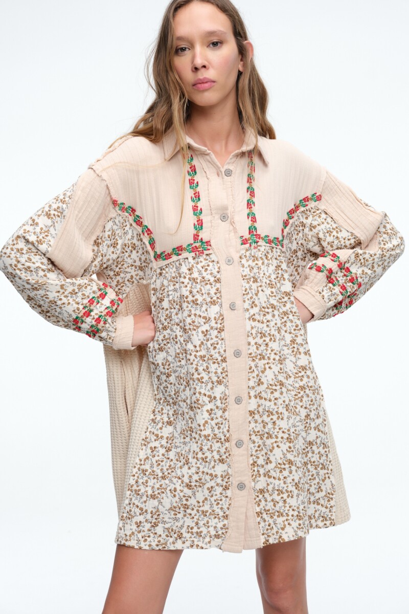 CAMISA LARGA Natural