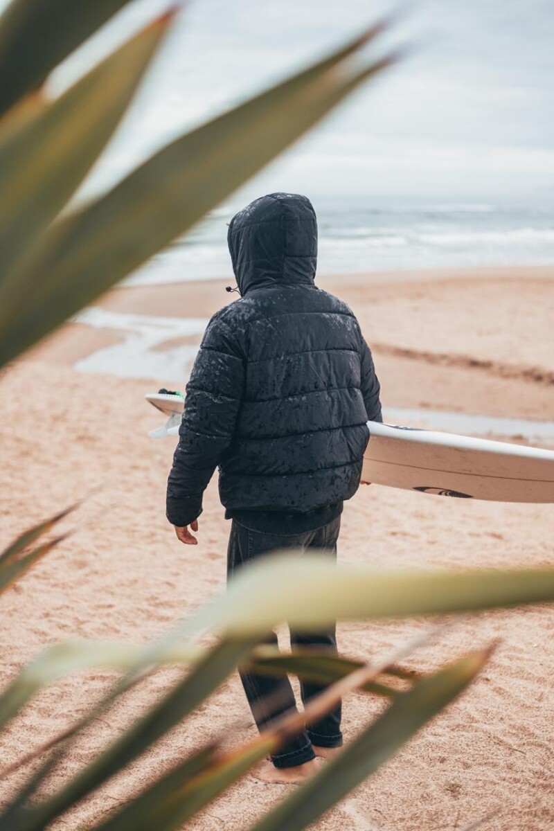 Campera Abrigo Wet / Negro - Preventa U