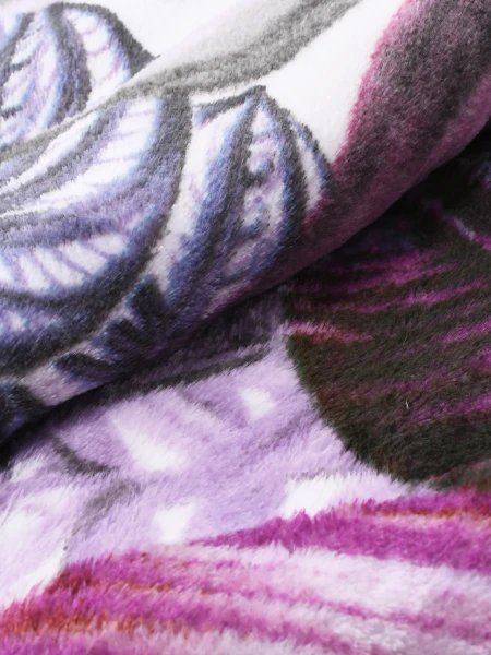 MANTA FLANNEL PRINT PURPURA
