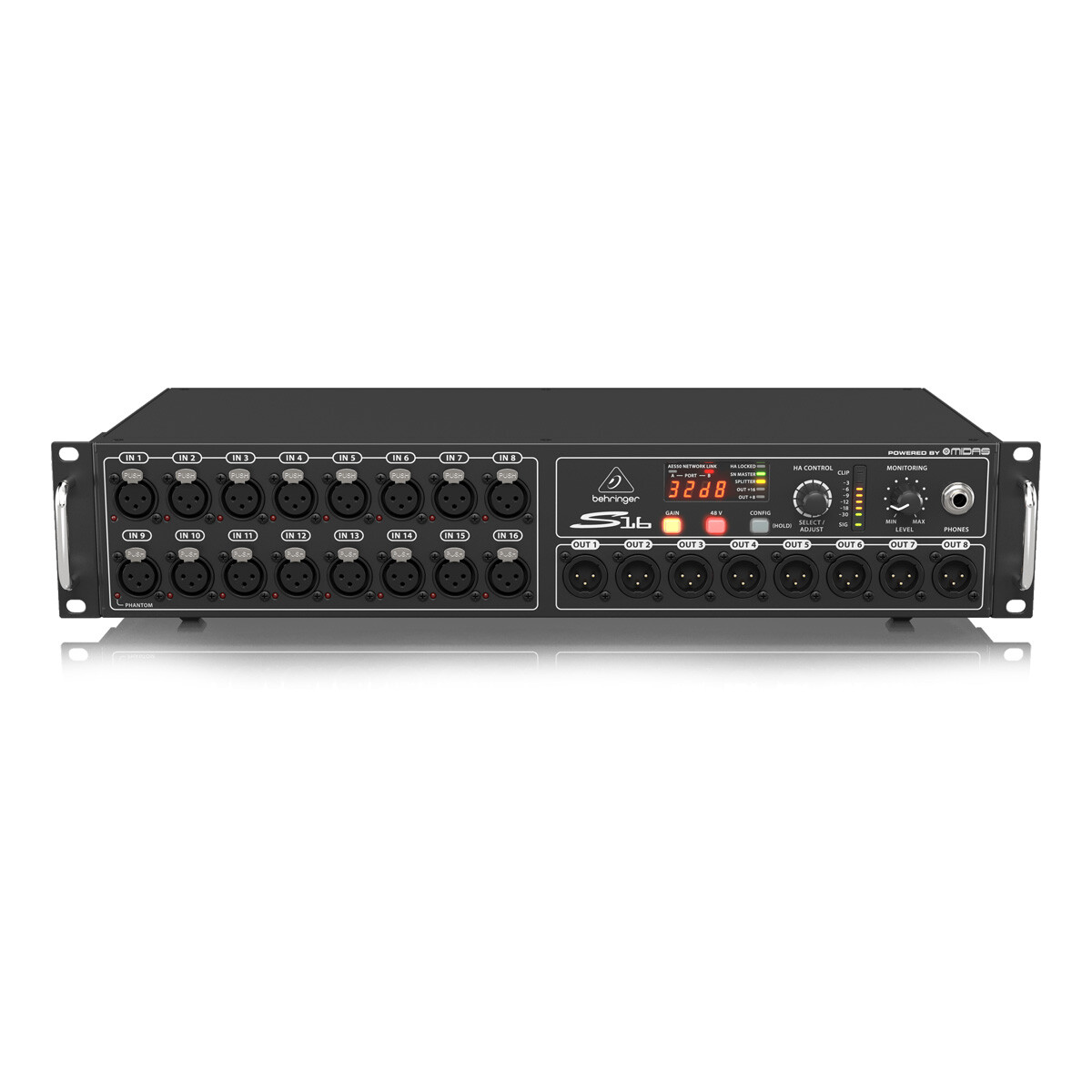 STAGEBOX MEDUSA DIGITAL BEHRINGER S16 16X8 + AES50 