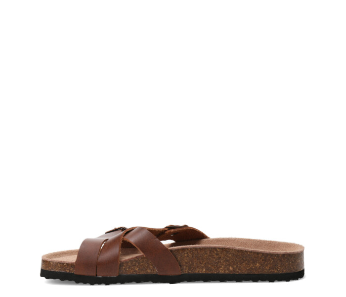 Sandalia GORT con dos tiras Brown