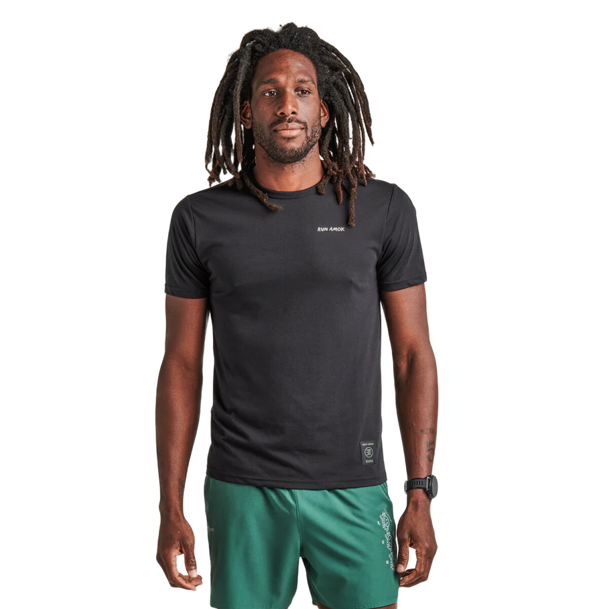 Remera Roark Mathis Core - Negro 