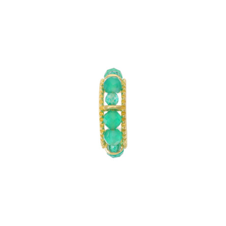 Caravanas Aros Kavik Plata 925 bañada de oro 18k 0