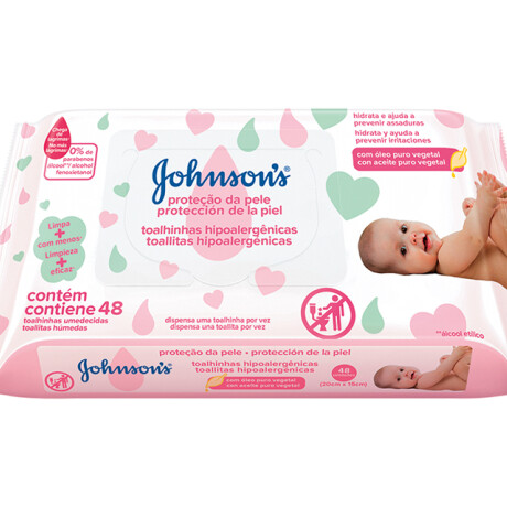 Johnson´s Toallitas húmedas Protección de la piel x48