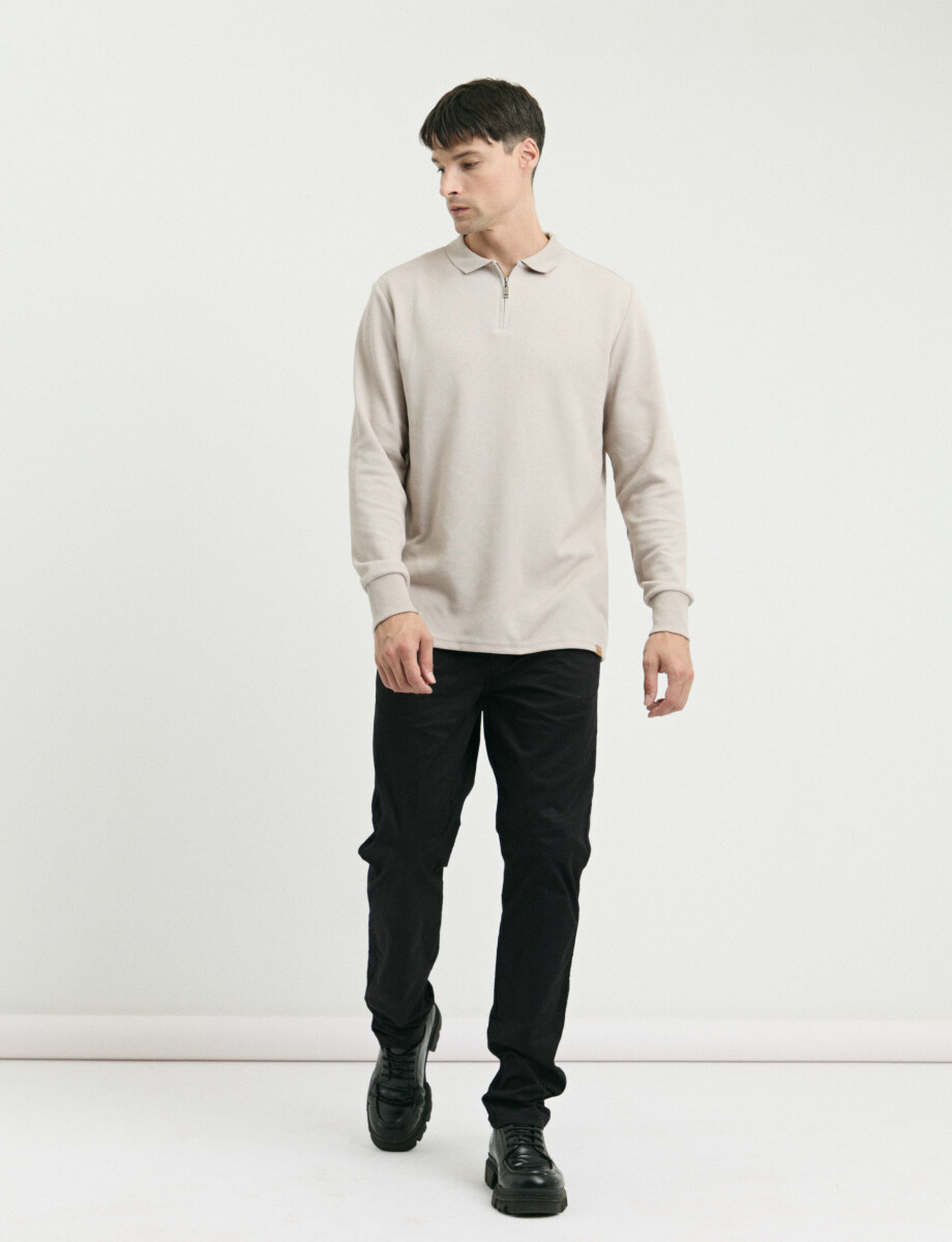 080575 PANTALON HARRINGTON LABEL Negro