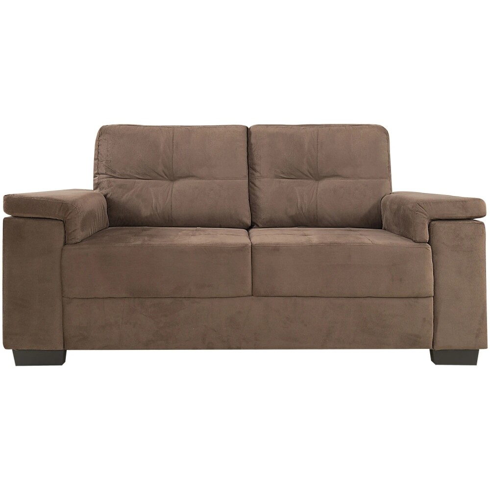 Sillón 2 Cuerpos - Luares Tela Marron T