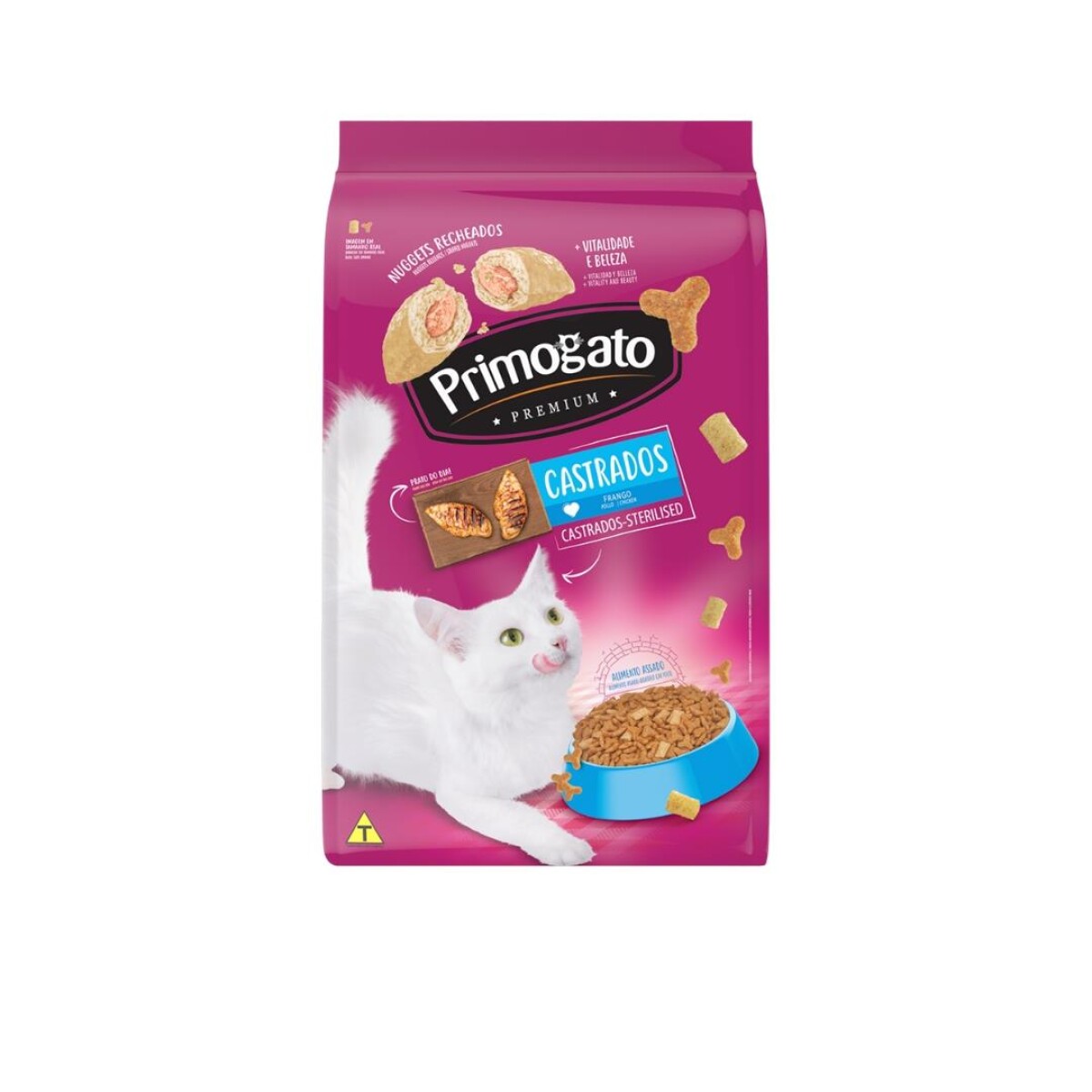 PRIMOGATO PREMIUM CASTRADOS, 3KG (POLLO) 