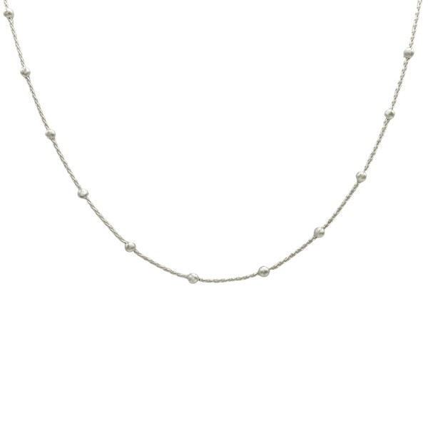 Cadena Bolitas-Plata 925-Sin Piedra-CD3037 sinpiedra