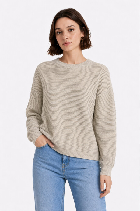 Sweater Cerezo Crudo / Natural