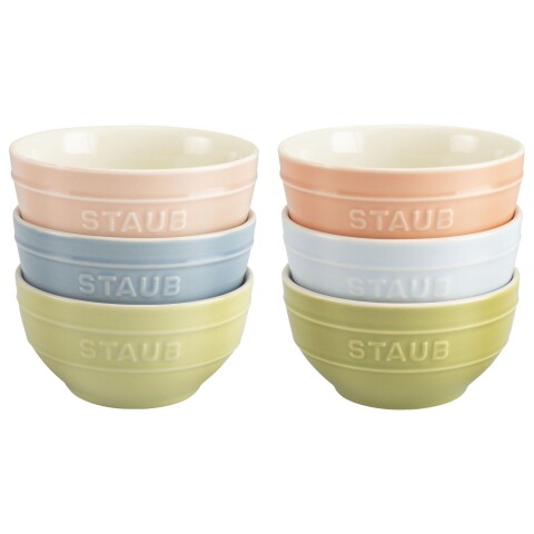 STAUB BOWL SET 6 PZ COLORES MIXTOS STAUB BOWL SET 6 PZ COLORES MIXTOS