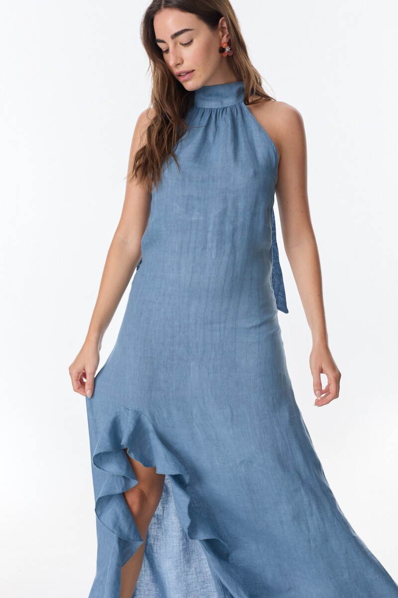 Vestido Lirio - Azul 