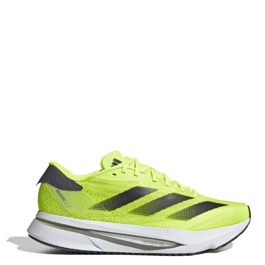 Championes de Hombre Adidas Adizero SL2 Verde Lima - Negro