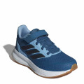 Championes de Niños Adidas Run Falcon 5 Velcro Azul - Celeste