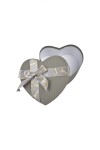 Caja Rigida Corazon 18 cm GRIS