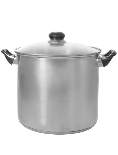 Olla Cuori Giulia con tapa de vidrio acero inox. 10lts Olla Cuori Giulia con tapa de vidrio acero inox. 10lts