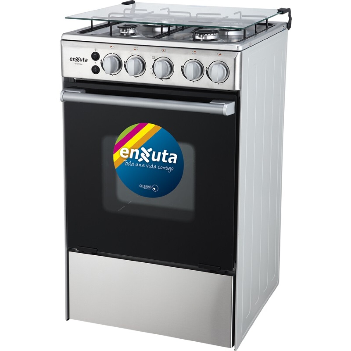 COCINA SUPERGAS 4 HORNALLAS INOX TERMOCUPLA ENXUTA 