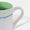 TAZA CERAMICA VERDE COMB 480ML Unica