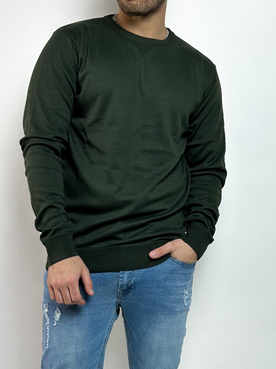 Sweater tejido Sigur - Oliva 