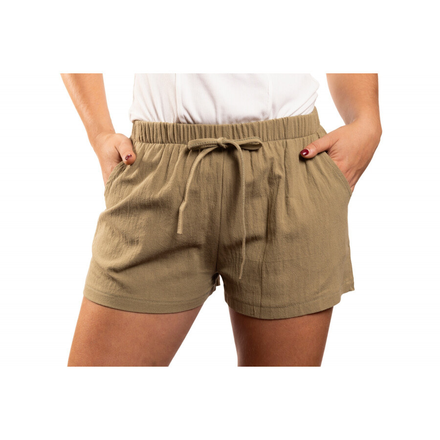 CHERRY SHORT - OLIVE — Vezzo Calzados
