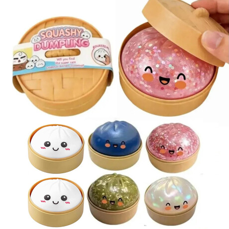 Set x2 Squishy Dumplings Juguete Antiestrés Bollos Set x2 Squishy Dumplings Juguete Antiestrés Bollos