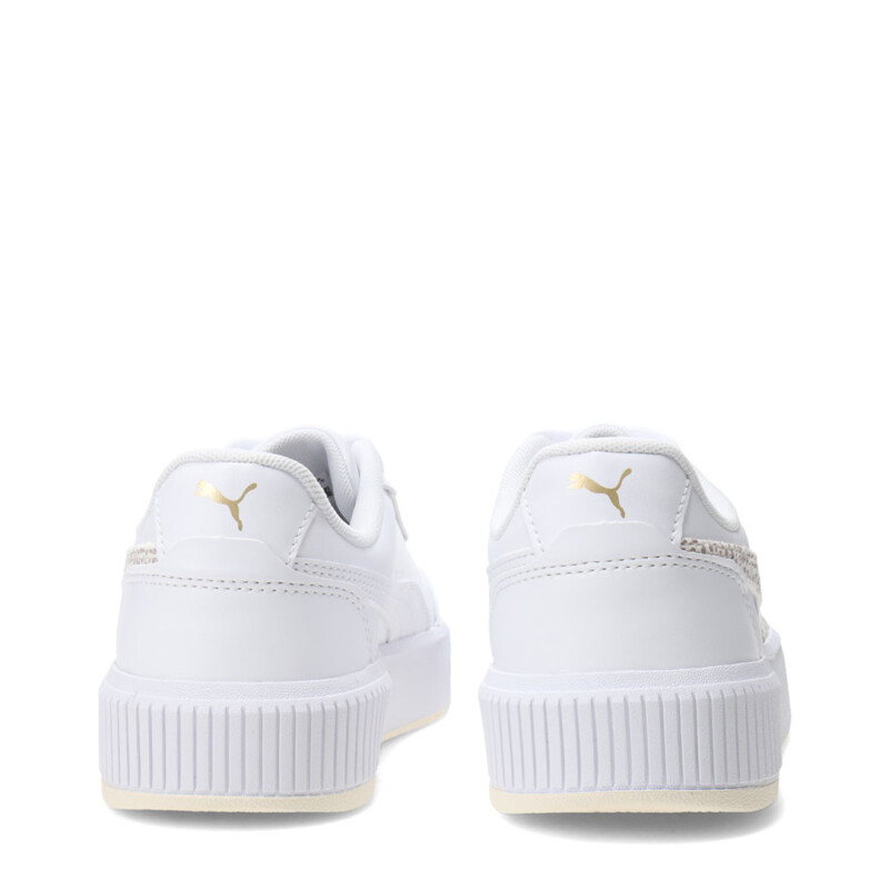 Championes de Mujer Puma Carina Mía Topcat Blanco - Animal Print