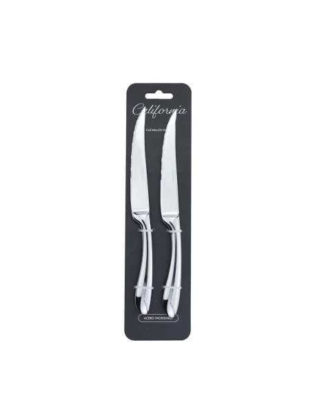 SET X2 CUCHILLO DE MESA 23.5CM ACERO CALIFORNIA SET X2 CUCHILLO DE MESA 23.5CM ACERO CALIFORNIA