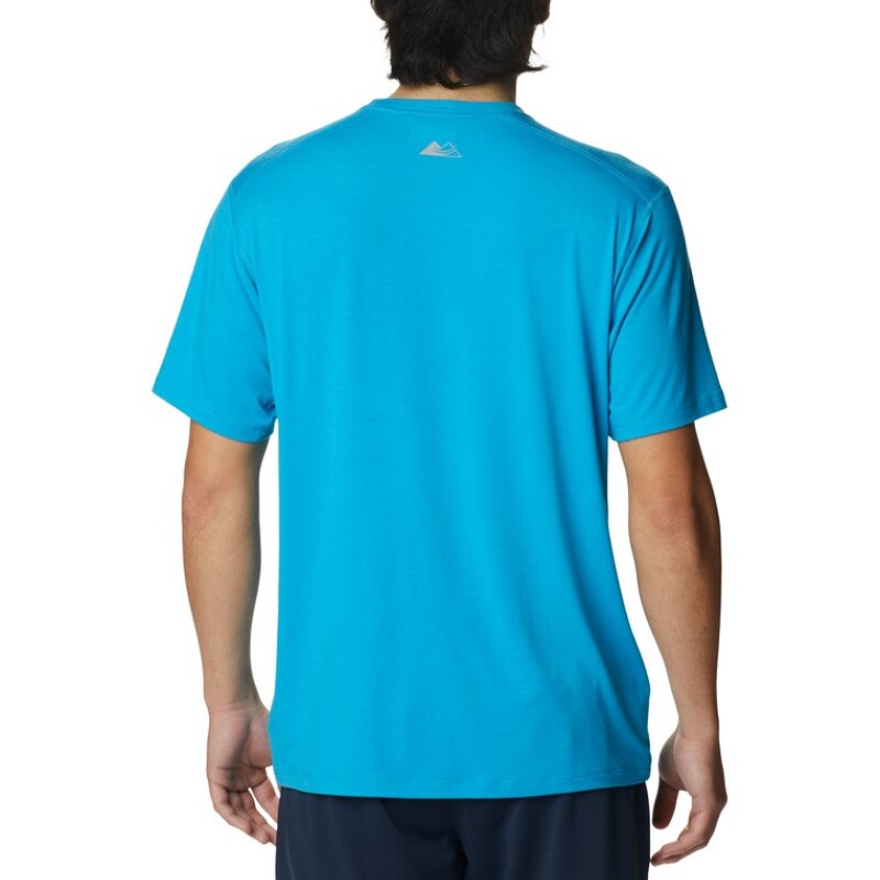 Remera Endless Trail Running Hombre OCEAN BLUE