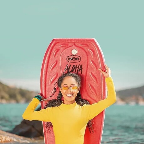 Tabla de Morey Bodyboard Mor Aloha 100x54cm p/ Barrenar Olas Rojo