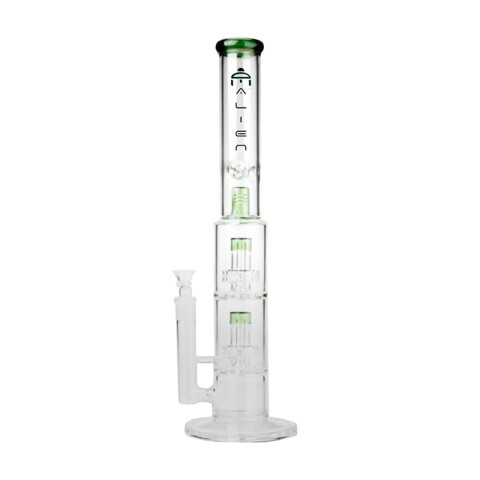 BONG ALIEN DOBLE PERC MATRIX Y ATRAPA HIELO 46CM - AL246 BONG ALIEN DOBLE PERC MATRIX Y ATRAPA HIELO 46CM - AL246