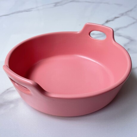 Bowl Cerámica Rosado Con Asa Ø20cm x Alto 6cm Bowl Cerámica Rosado Con Asa Ø20cm x Alto 6cm