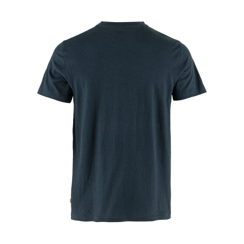 Polo Fjallraven Hemp Blend T-shirt M Hombre Dark Navy
