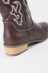 Botas tejana wood chocolate