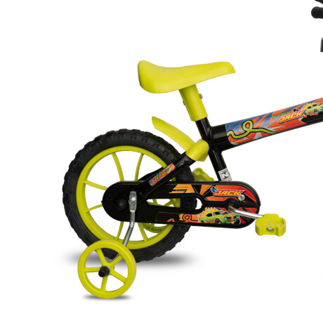 Bicicleta Infantil Verden Con Rueditas Montaña Rod 12 Negro