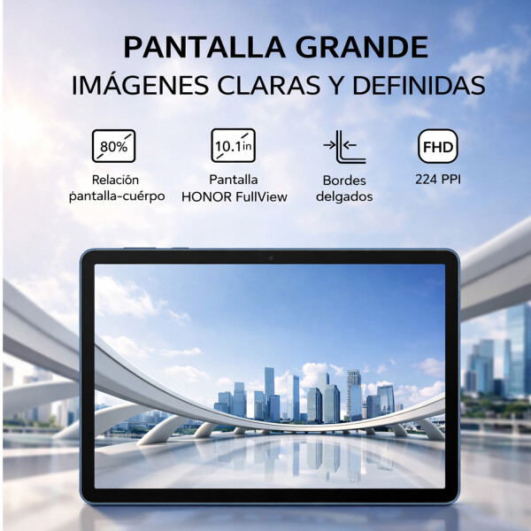 Tablet Honor Pad X8b 4gb Ram 128gb 11" TABLET HONOR PAD X8B 4/128 GRIS FLIP COV