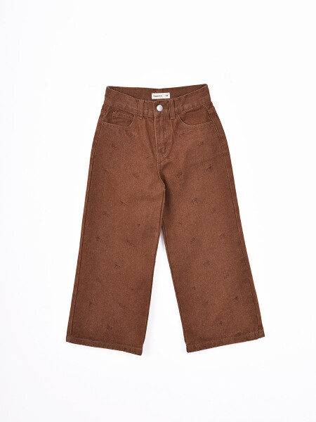 JEAN CRISTAL PRINTED MARRON