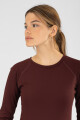 Remera manga larga fit Bordeaux